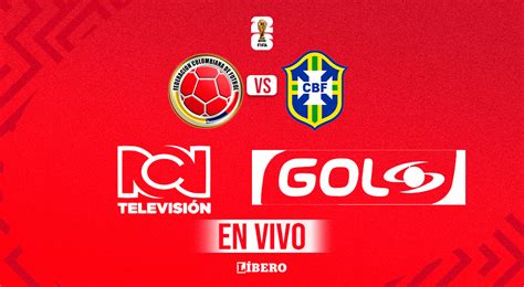 partido colombia hoy en vivo rcn